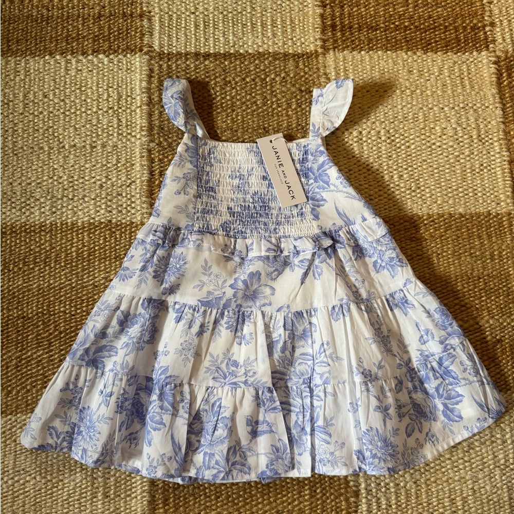 Blue Floral Child’s Dress